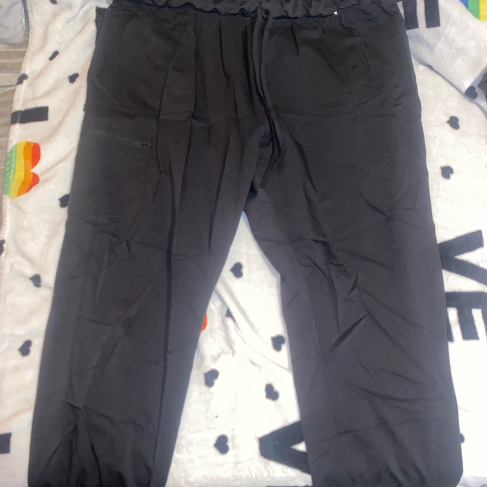 Black Scrub Pants